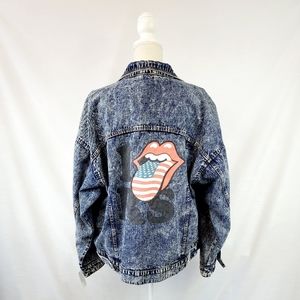 NWT Rolling Stones Oversized Jean Jacket size XL